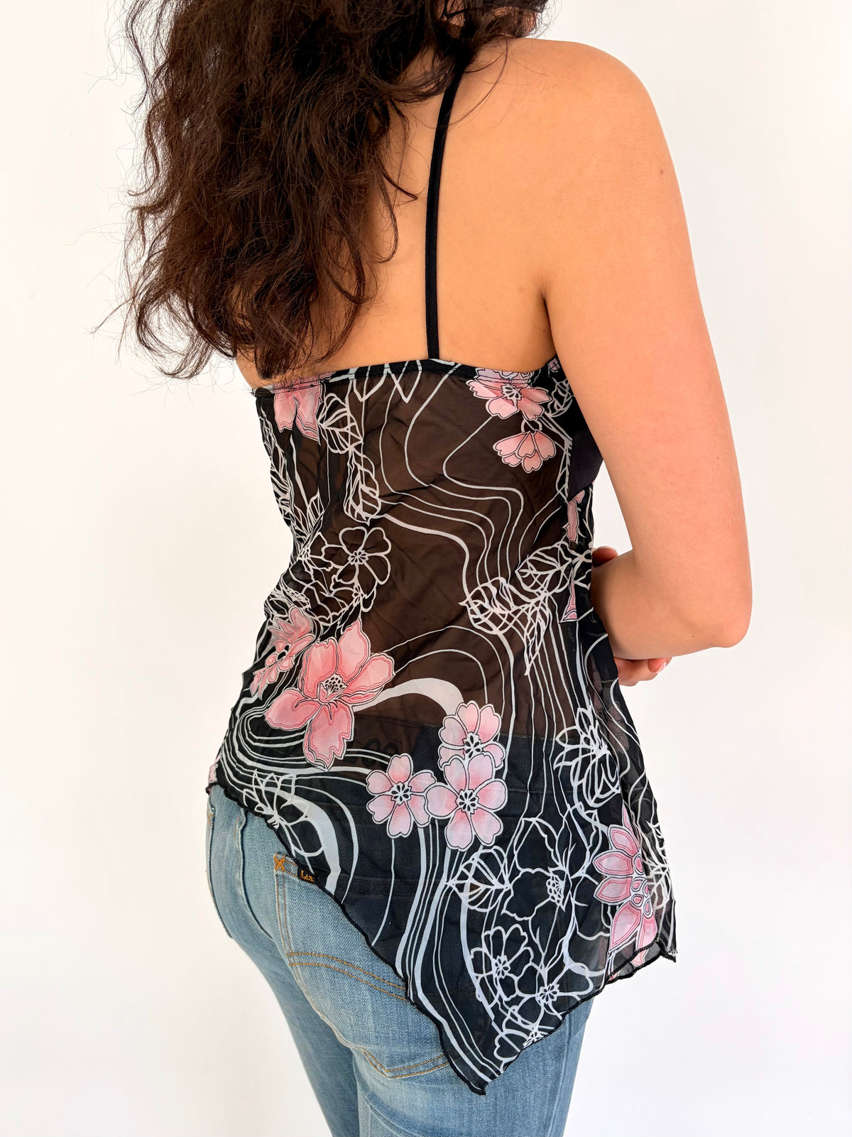 2000s floral fairy top