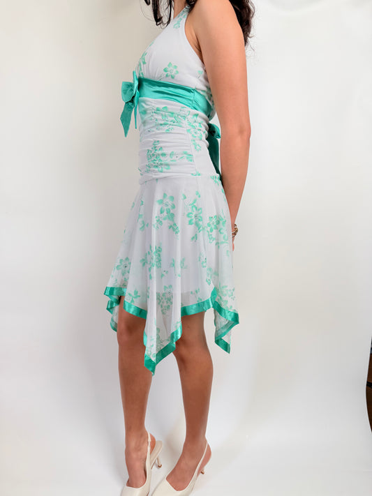 2000s fairy sequin midi dress