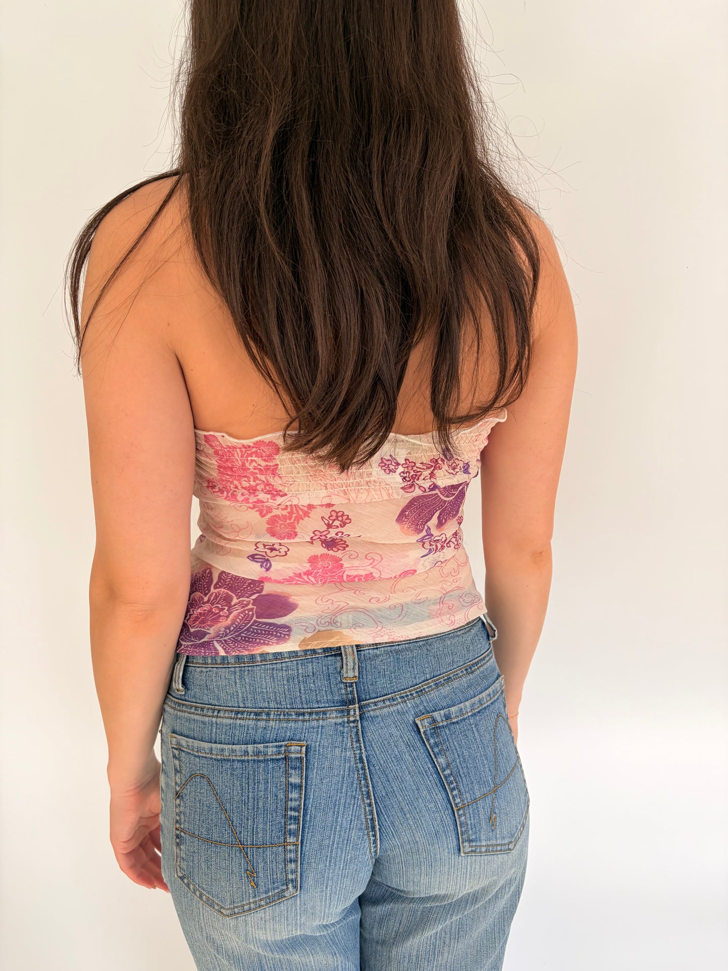 2000s rare floral top