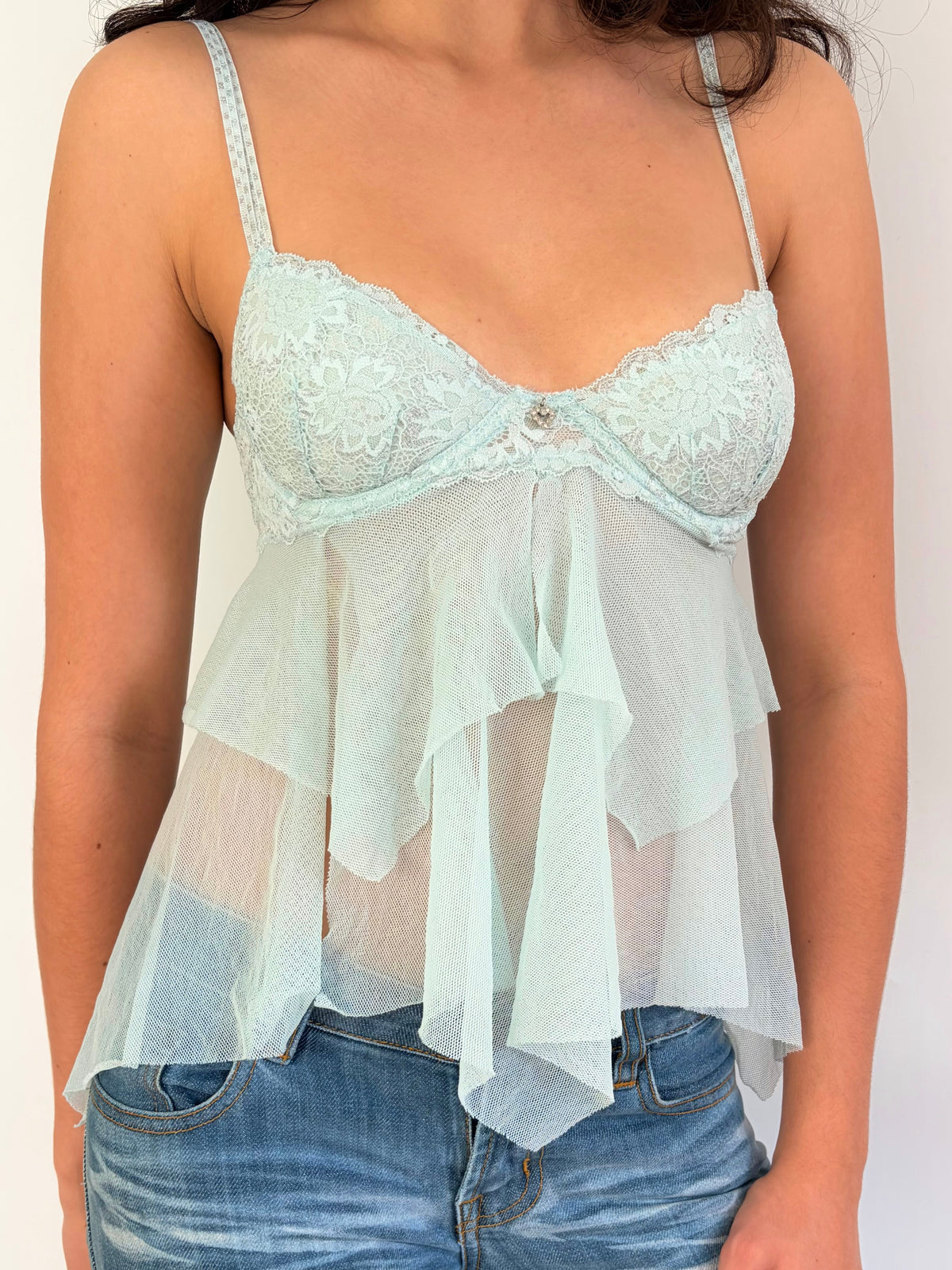 2000s fairy babydoll top