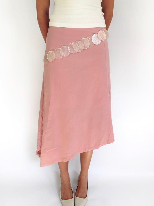 2000s shell midi skirt