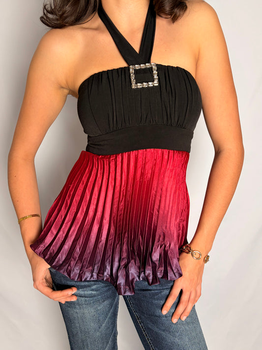 2000s ombre halter
