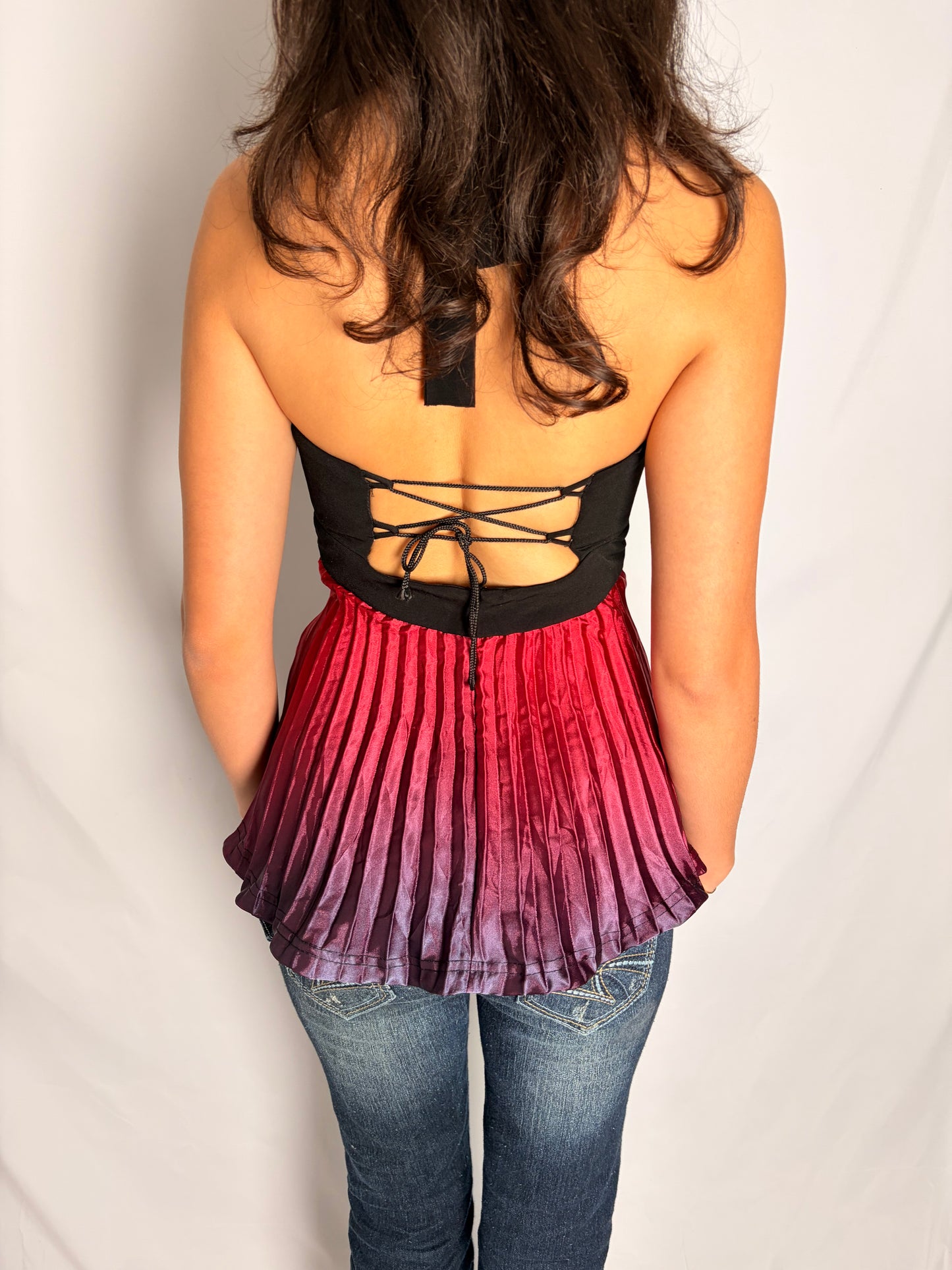 2000s ombre halter