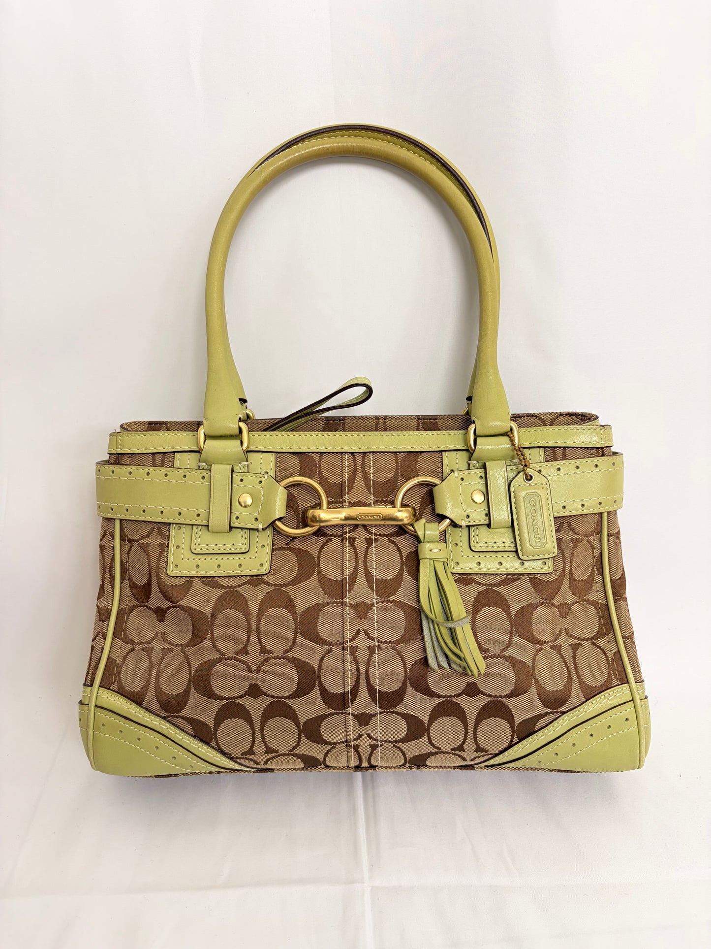 COACH hampton monogram handbag