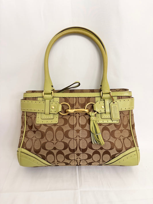 COACH hampton monogram handbag