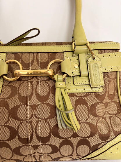 COACH hampton monogram handbag
