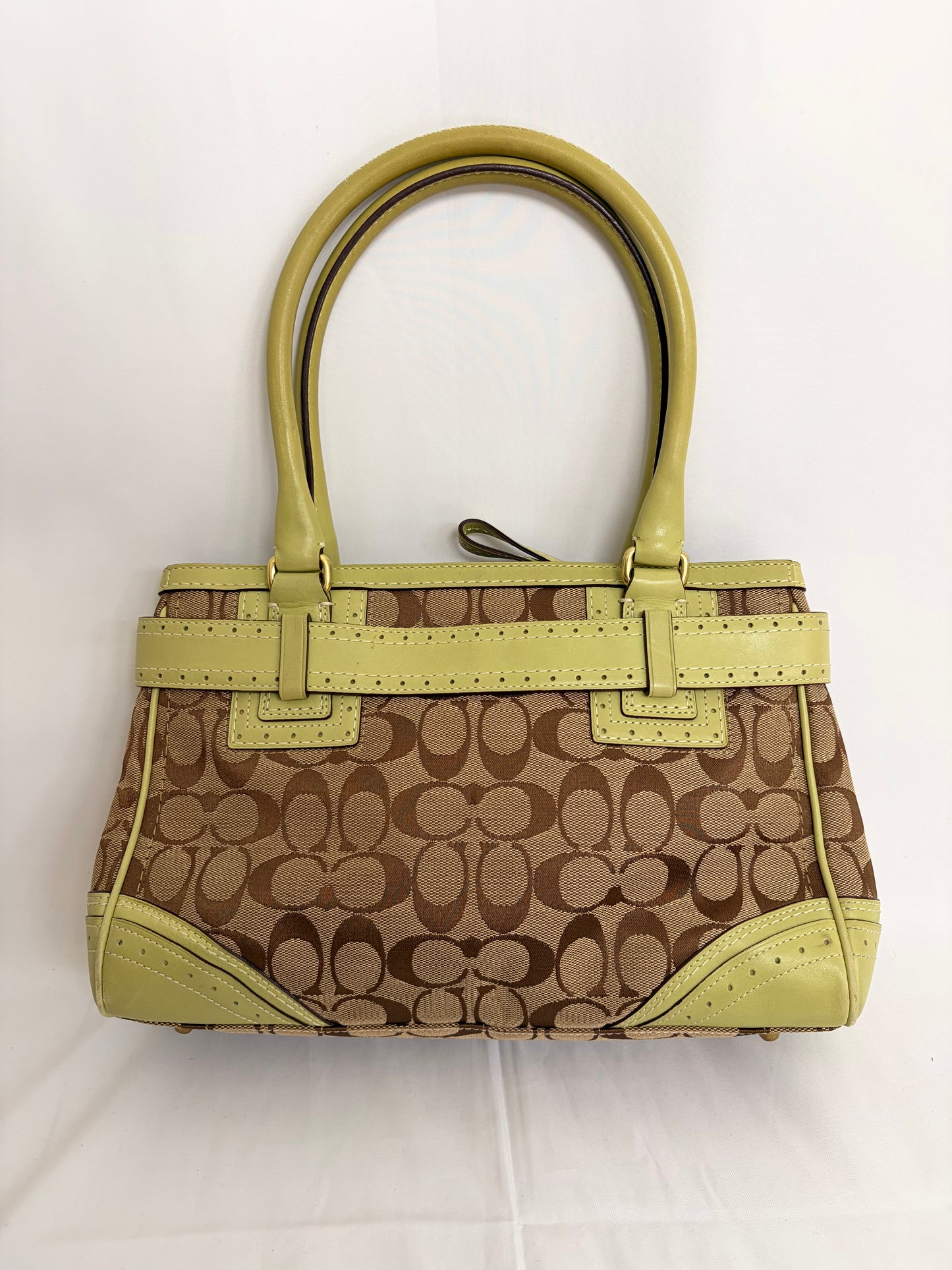 COACH hampton monogram handbag