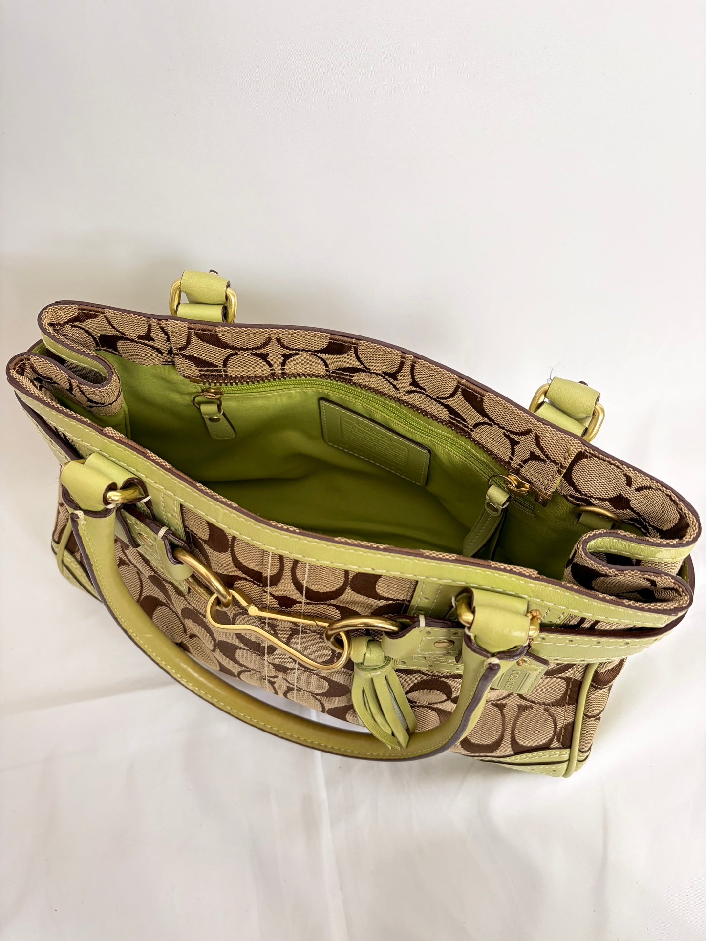 COACH hampton monogram handbag