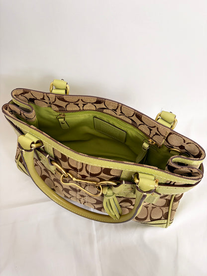 COACH hampton monogram handbag