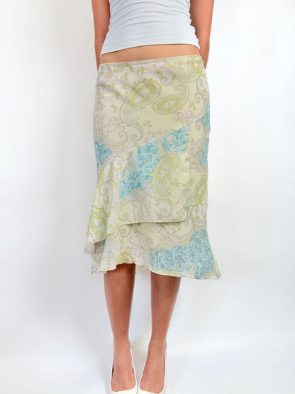 2000s pastel fairy midi skirt