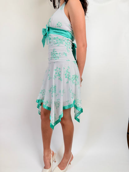 2000s fairy sequin midi dress