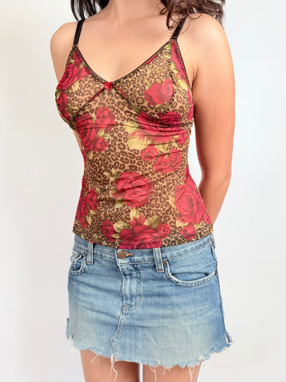 2000s rare VS leopard cami
