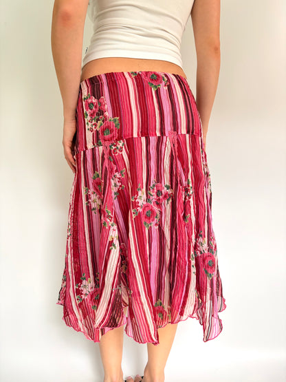 2000s fairycore midi skirt
