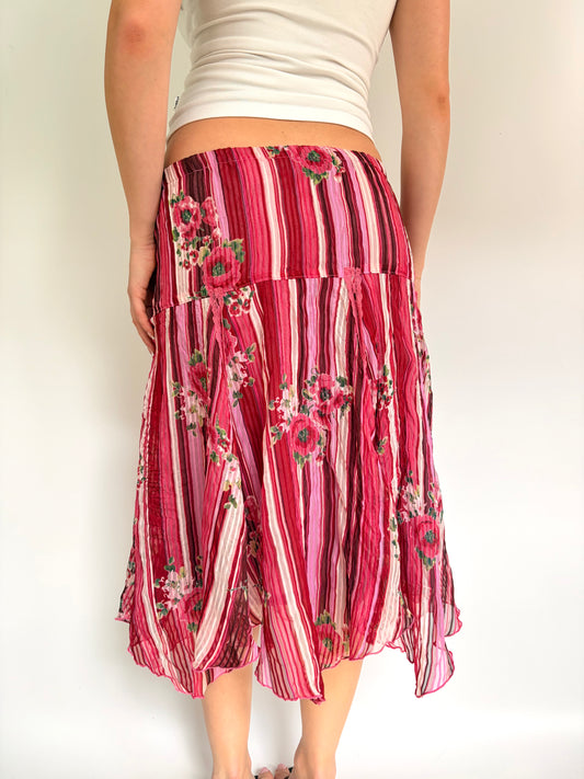 2000s fairycore midi skirt