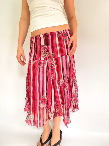 2000s fairycore midi skirt