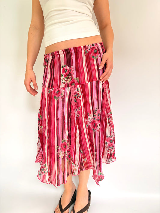 2000s fairycore midi skirt