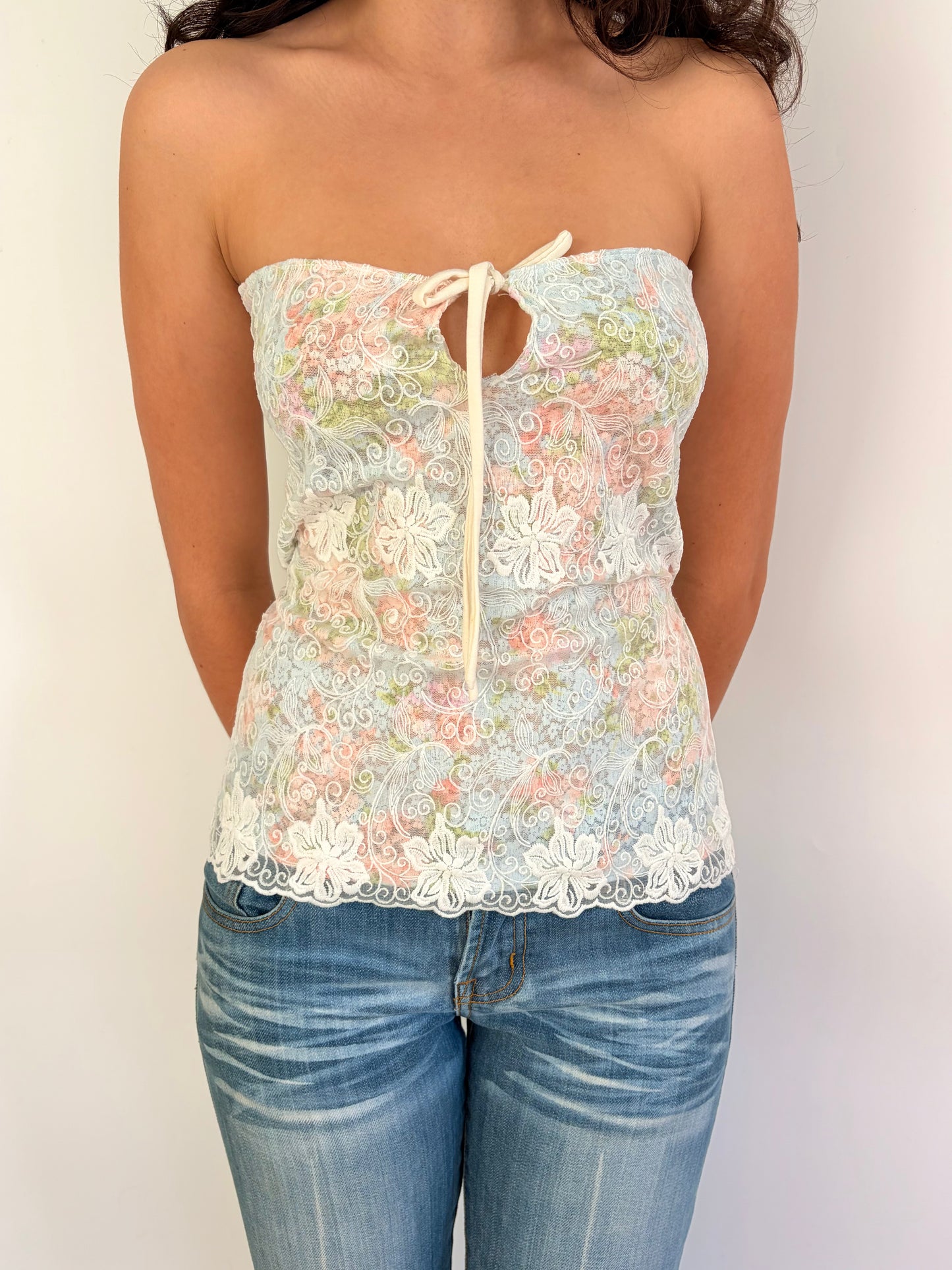2000s inspired fairy strapless